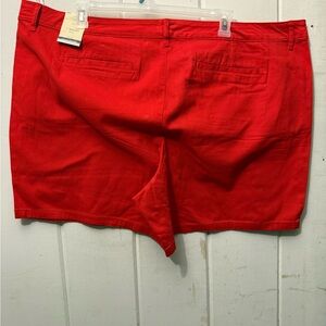 St. John's Bay Vibrant Red Women's Bermudas